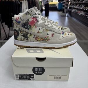 Size 11 - Supreme x Nike SB Dunk High OG QS Rammellzee FD8779-100